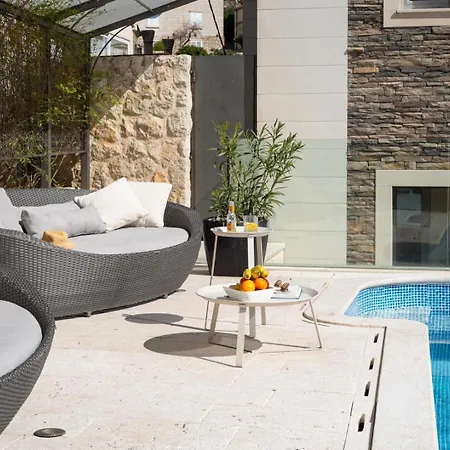 别墅 New! Adele Pool Sauna Jacuzzi Sea View 杜布罗夫尼克