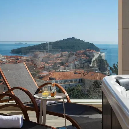 New! Adele Pool Sauna Jacuzzi Sea View * 杜布罗夫尼克
