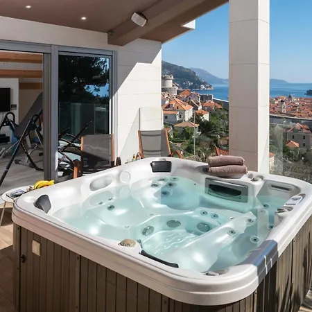 New! Adele Pool Sauna Jacuzzi Sea View Вилла