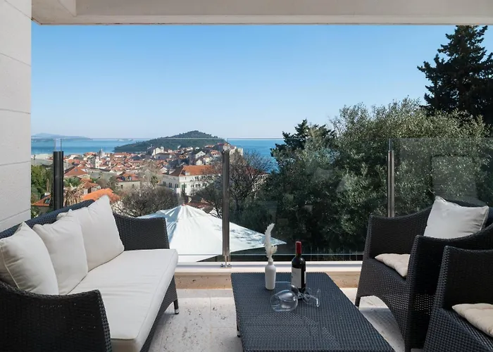 New! Adele Pool Sauna Jacuzzi Sea View فيلة دوبروفينك