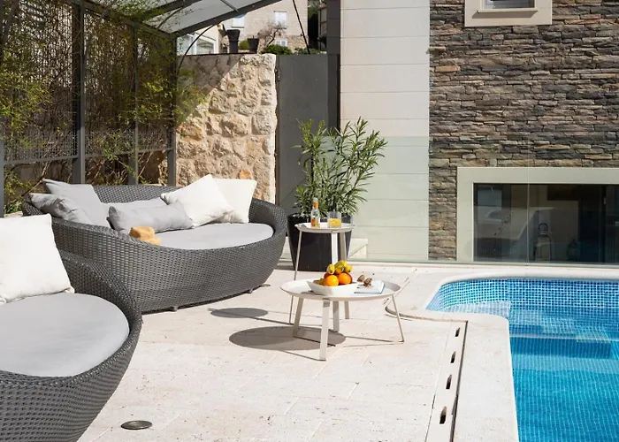 فيلة New! Adele Pool Sauna Jacuzzi Sea View دوبروفينك