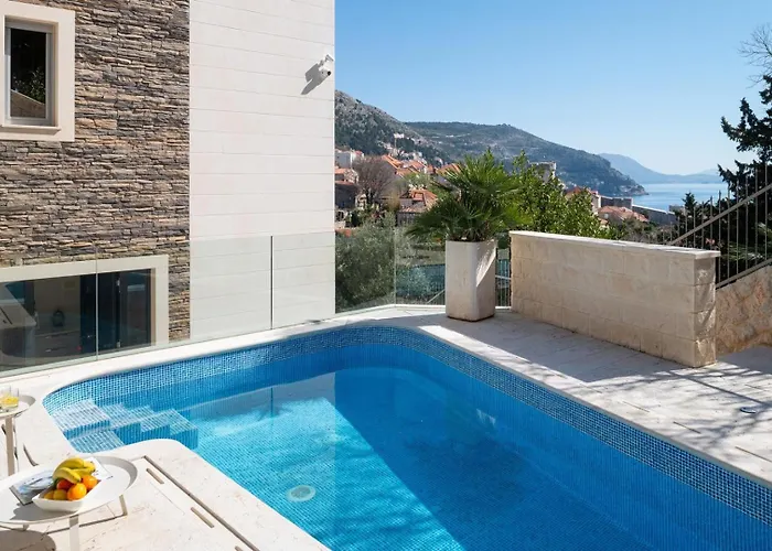 فيلة New! Adele Pool Sauna Jacuzzi Sea View دوبروفينك